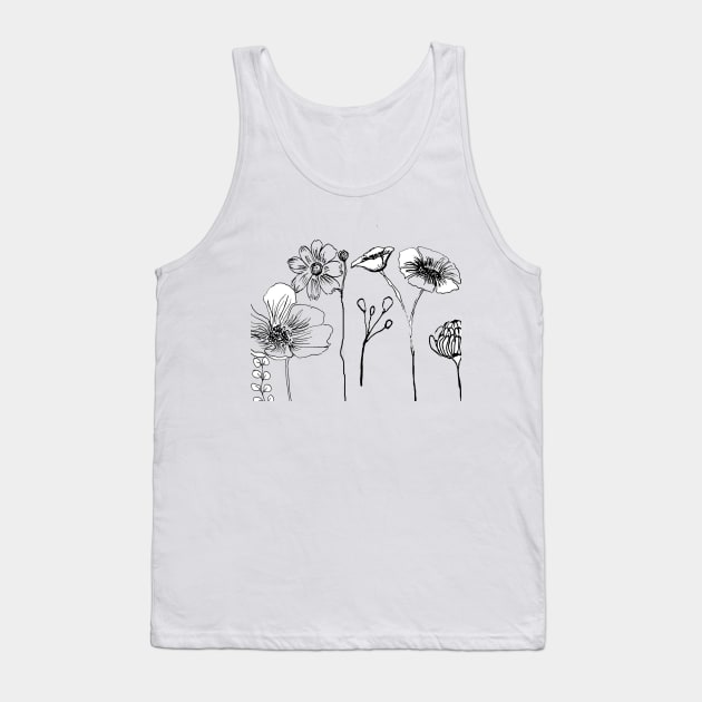 botanical art Tank Top by ibtihella